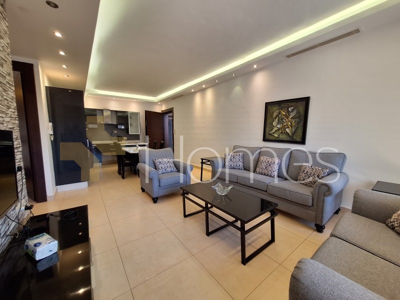 Furnished 3rd floor apartment for rent in Um Uthaina 90m