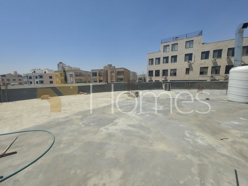 Floor roof (unbuilt) for rent in Khalda an office area of 50m