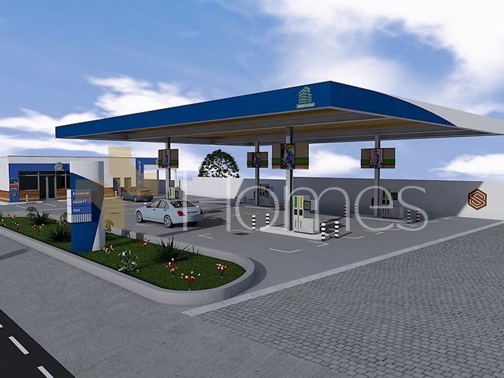 Gas station with income for sale in Abu Alanda building area of 2400m