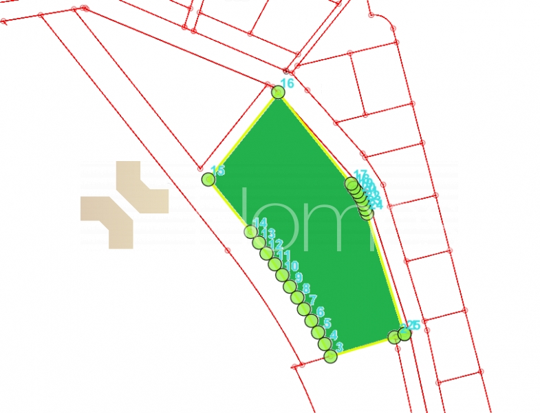 Multi use commercial land for sale in Coridor Abdoun an area 9049m