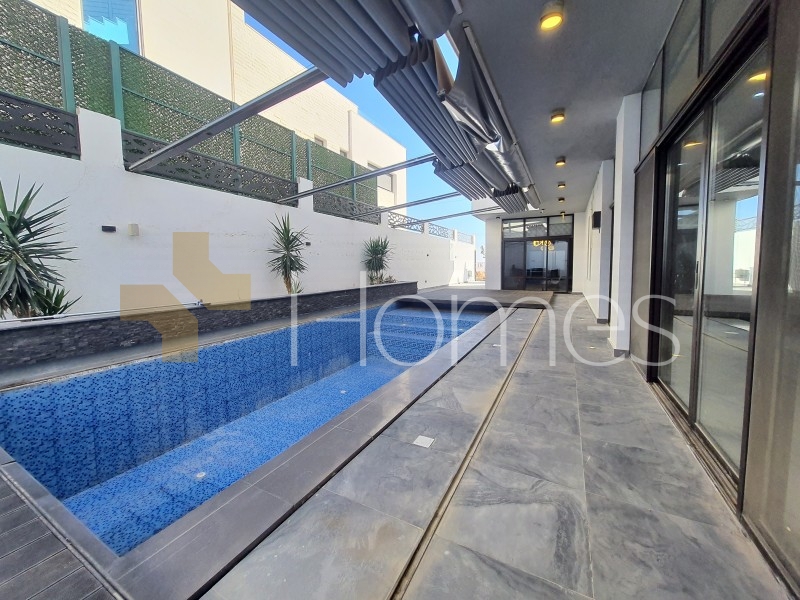 Furnished villa with pool for sale in Airport Road, building area 450m