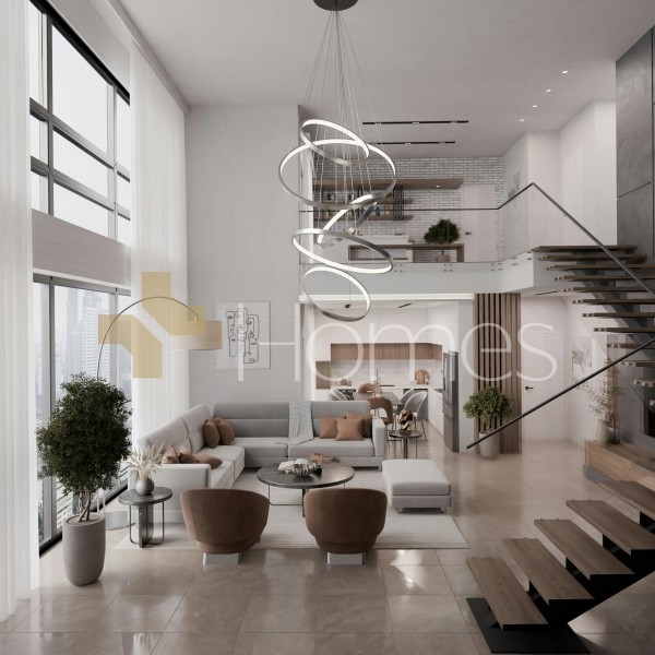 Duplex last floor with roof for sale in Coridor Abdoun an area of 185m