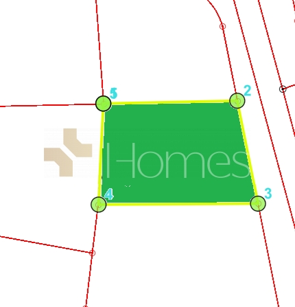 Land suitable for building housing for sale in Al Tabqa, an area 1073m